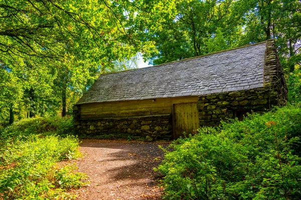 stock image Historical houses at St. Fagans National Museum of History.