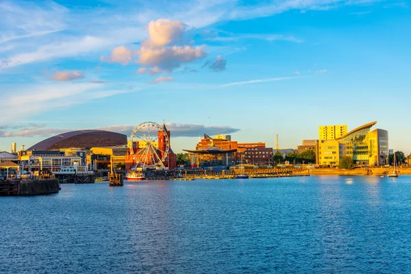 Skyline Cardiff Bay Pays Galles Royaume Uni — Photo