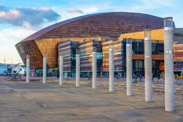 Roald Dahl Plass Wales Millennium Centre Welsh Capital Cardiff — Stock Photo, Image