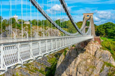 Bristol 'deki Clifton Askı Köprüsü.