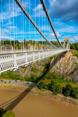 Bristol 'deki Clifton Askı Köprüsü.