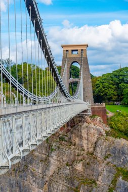 Bristol 'deki Clifton Askı Köprüsü.
