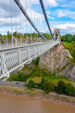 Bristol 'deki Clifton Askı Köprüsü.