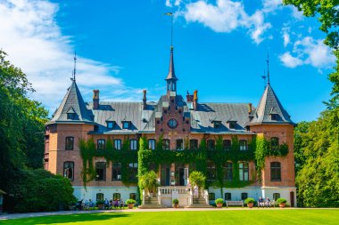 İsveç 'teki Sofiero Sarayı manzarası.