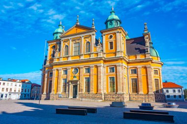 View of Kalmar cathedral in Sweden. clipart