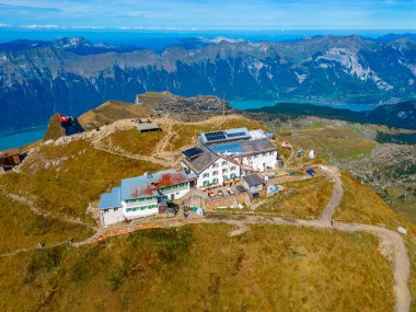 İsviçre 'deki Berghotel Faulhorn Panorama Manzarası.