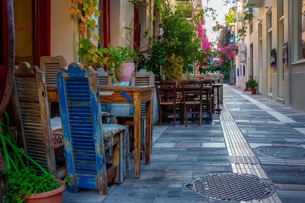 그리스 필리오의 관광객들의 — 스톡 사진