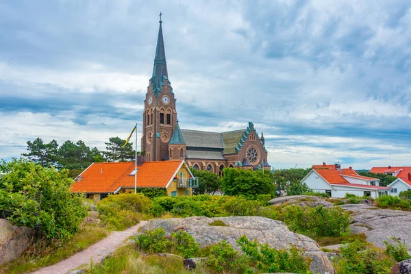 stock image View of Lysekil church in Sweden.