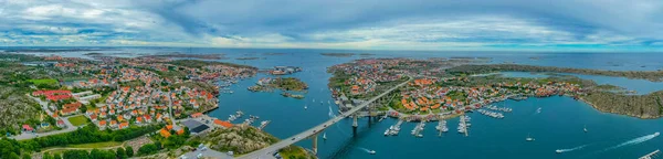 Panoráma Kilátás Svéd Városra Kungshamn — Stock Fotó