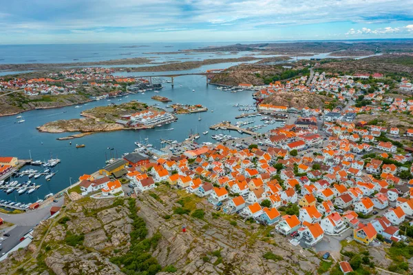 Πανόραμα Άποψη Της Σουηδικής Πόλης Kungshamn — Φωτογραφία Αρχείου