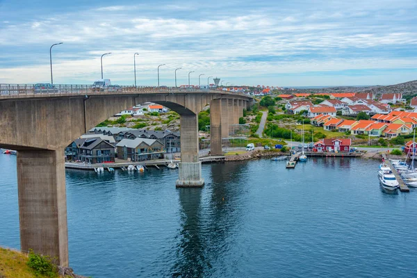 Blick Auf Die Schwedische Stadt Kungshamn — Stockfoto