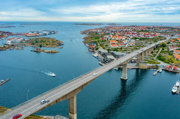 Panorama View Swedish Town Kungshamn — Stock Photo, Image