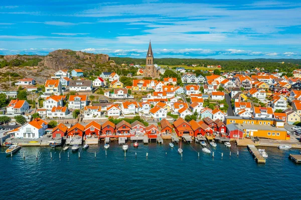 Panoráma Kilátás Svéd Város Fjallbacka — Stock Fotó