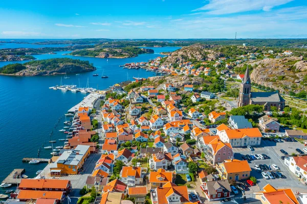Panorama Pohled Švédské Město Fjallbacka — Stock fotografie