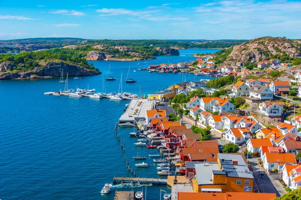 Panorama Pohled Švédské Město Fjallbacka — Stock fotografie