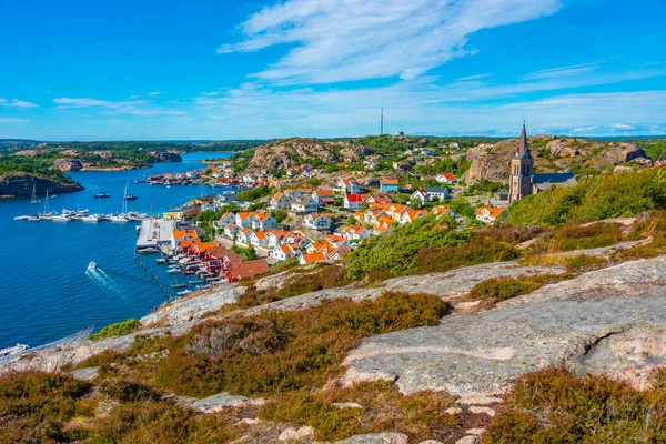Panoráma Kilátás Svéd Város Fjallbacka — Stock Fotó