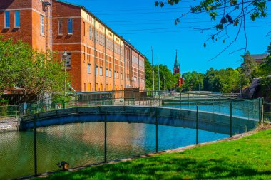 İsveç 'in Trollhattan kentindeki Panorama Santrali.