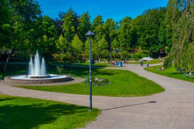 Norre Katts parkı İsveç 'in Halmstad kasabasında..