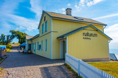 Kullaberg, İsveç, 12 Temmuz 2022: Kullaberg yarımadasında Naturum Müzesi.