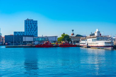 İsveç 'teki liman Helsingborg.