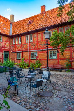 İsveç 'in Ystad kentindeki Per helsas gard binası...