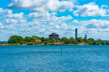 İsveç 'teki Karlskrona takımadalarındaki adalar.