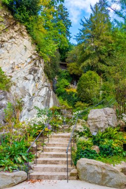 İsviçre 'nin Luzern kasabasındaki buzul bahçesi..