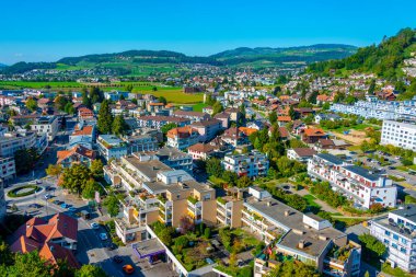 İsviçre 'nin Thun kentinin yerleşim bölgesi.