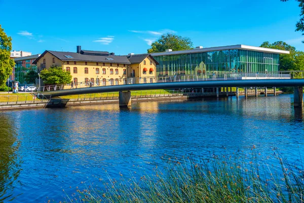 Biblioteca Cidade Cidade Sueca Halmstad — Fotografia de Stock