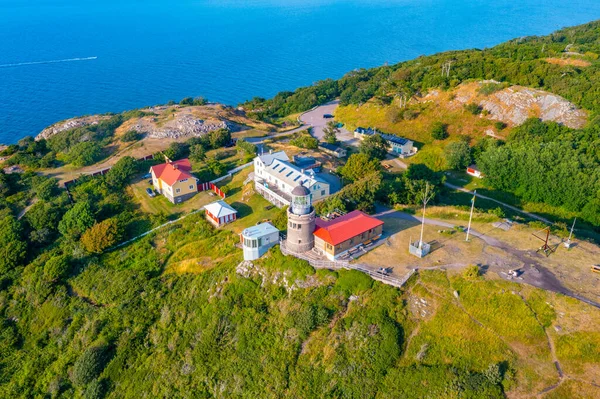 stock image Kullen Lighthouse at Kullaberg peninsula in Sweden.