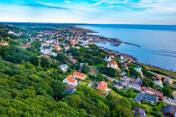 Aerial View Molle Village Sweden — Stock Photo, Image