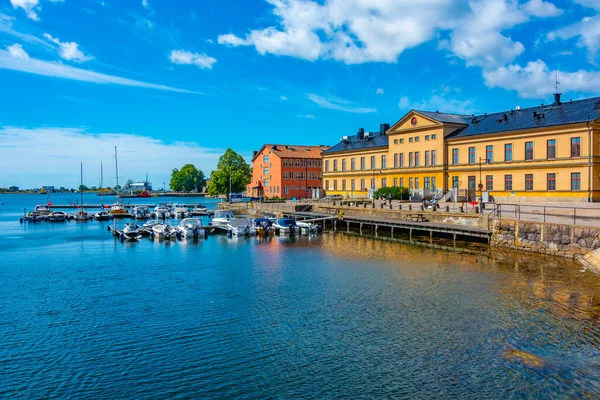 Marina Ciudad Sueca Karlskrona — Foto de Stock