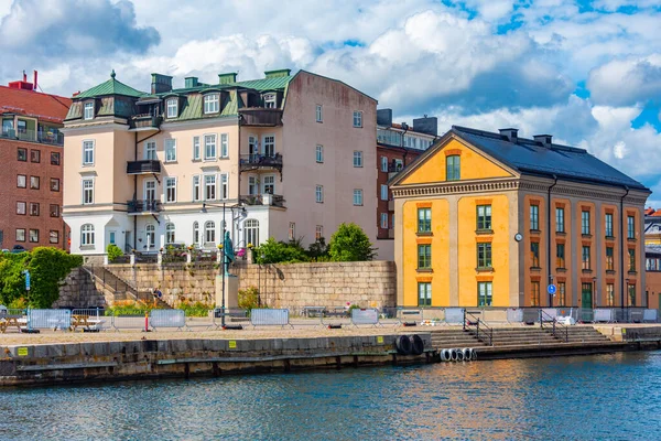 Construções Portuárias Tradicionais Karlskrona Suecia — Fotografia de Stock