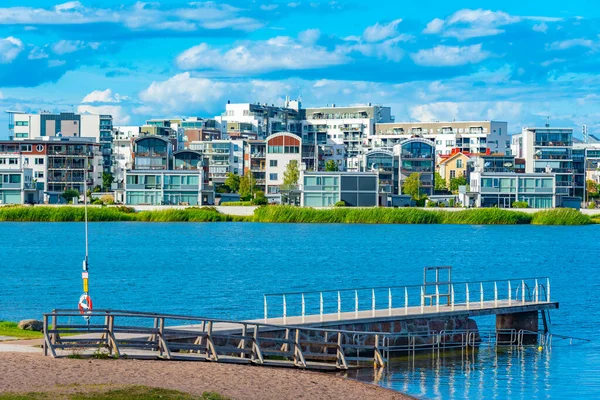 スウェーデンの町に住宅 — ストック写真