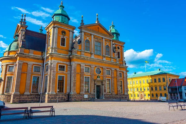 瑞典卡尔马大教堂景观 — 图库照片