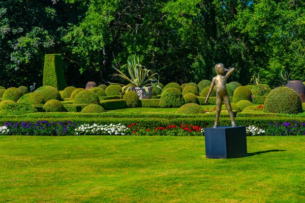 stock image Gardens at Solliden palace in Sweden.