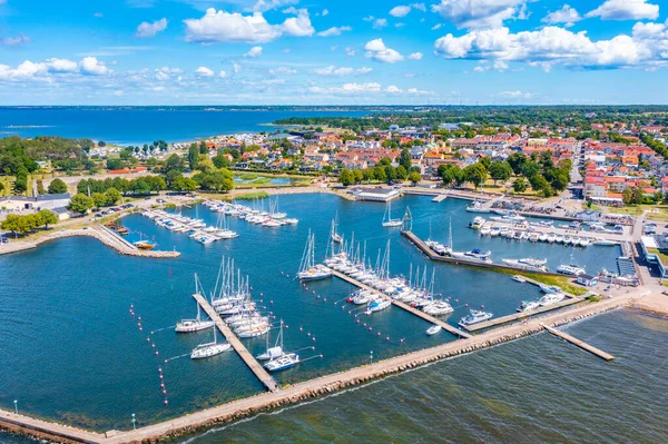 Aerial View Borgholm Sweden — Stock Photo, Image