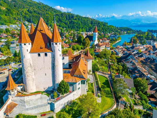 Blick Auf Das Schloss Thun Schweizerischen Thun — Stockfoto