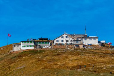 İsviçre 'deki Faulhorn Dağı Panorama Manzarası.