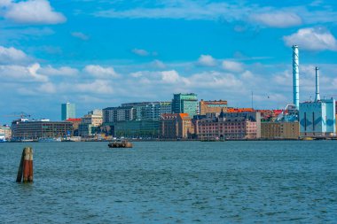 İsveç 'in Goteborg limanında rıhtım..