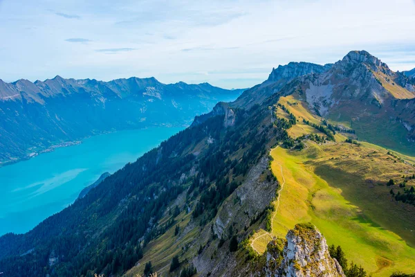 Vista Panoramica Delle Alpi Bernesi Loucherhorn Svizzera — Foto Stock