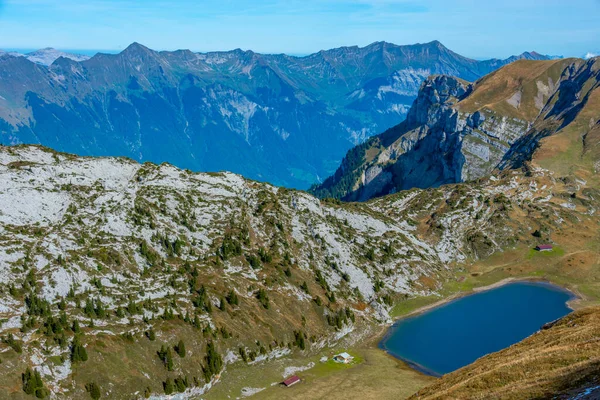 Saegistal Bij Schynige Platte Eerste Wandelroute Zwitserland — Stockfoto