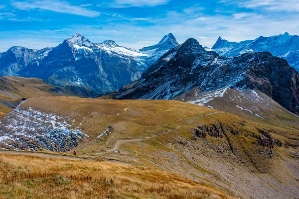 Panorama View Bernese Alps Faulhorn Summit Switzerland — Stock Photo, Image