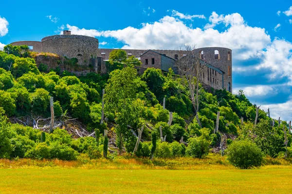 Sunny Day Borgholm Castle Sweden — Stock Photo, Image