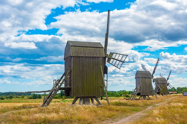 Old Wooden Windmill Oland Island Sweden — Stock Photo, Image