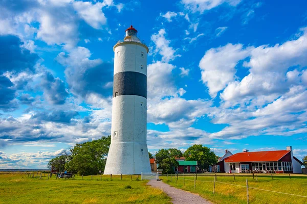 stock image Lange Jan lighthouse at oland island in Sweden.