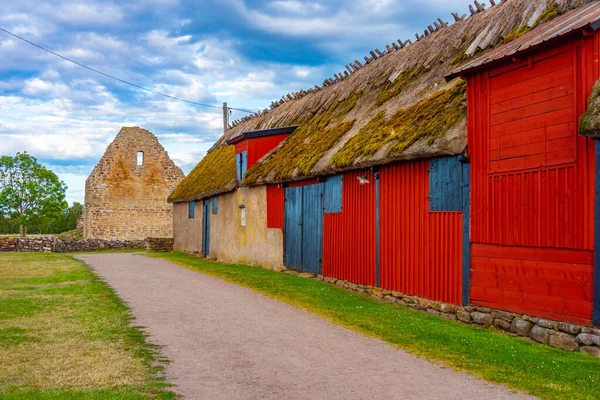 Граборгская Крепость Острове Оланд Швеции — стоковое фото