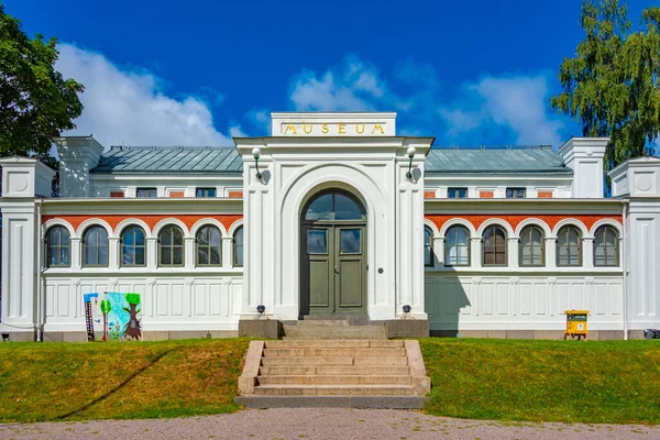 瑞典Vaxjo镇博物馆景观 — 图库照片
