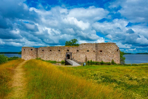 stock image Kronoberg Castle Ruin near Vaxjo in Sweden.