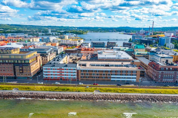 Panorama Pohled Švédské Město Jonkping — Stock fotografie